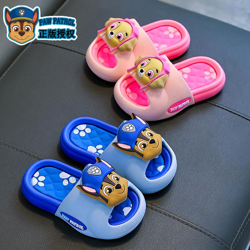 Paw Patrol Summer Children's Sandals for Boys and Girls, Non-Slip Soft Sole, for Toddlers and Kids, Bathroom Bath Slippers