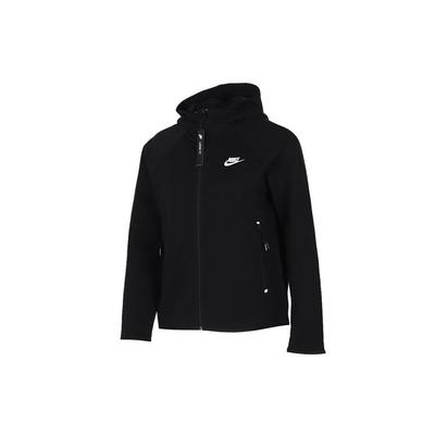 Tech Fleece Cape Hoodie Jacket Women Outerwear Black BV7566-010
