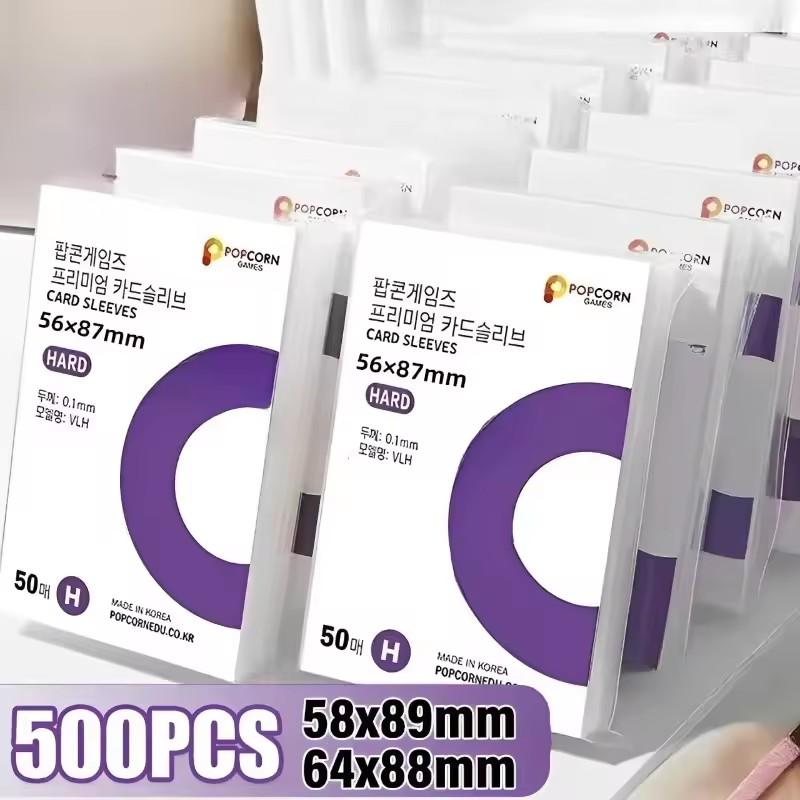 56x87mm 63.5x88mm Obaly na karty Průhledné PP Držáky na Kpop karty Filmy na pohlednice Voděodolné Ochranný obal na fotky z alba pro idoly