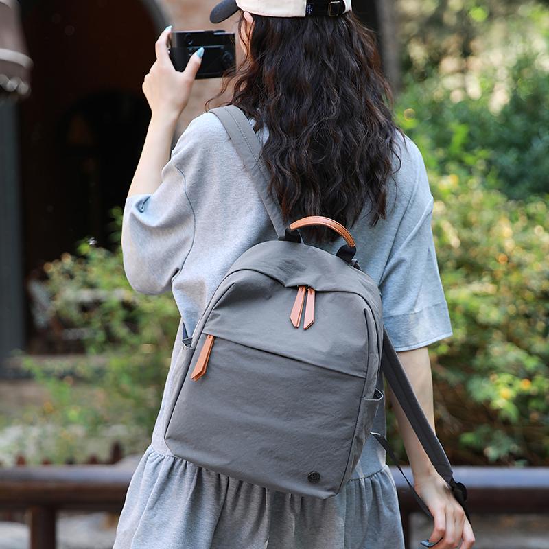Women's Large Capacity Travel Backpack Fashionable Trendy Student Bookbag Urban Simple Style Durable Wear Resistant