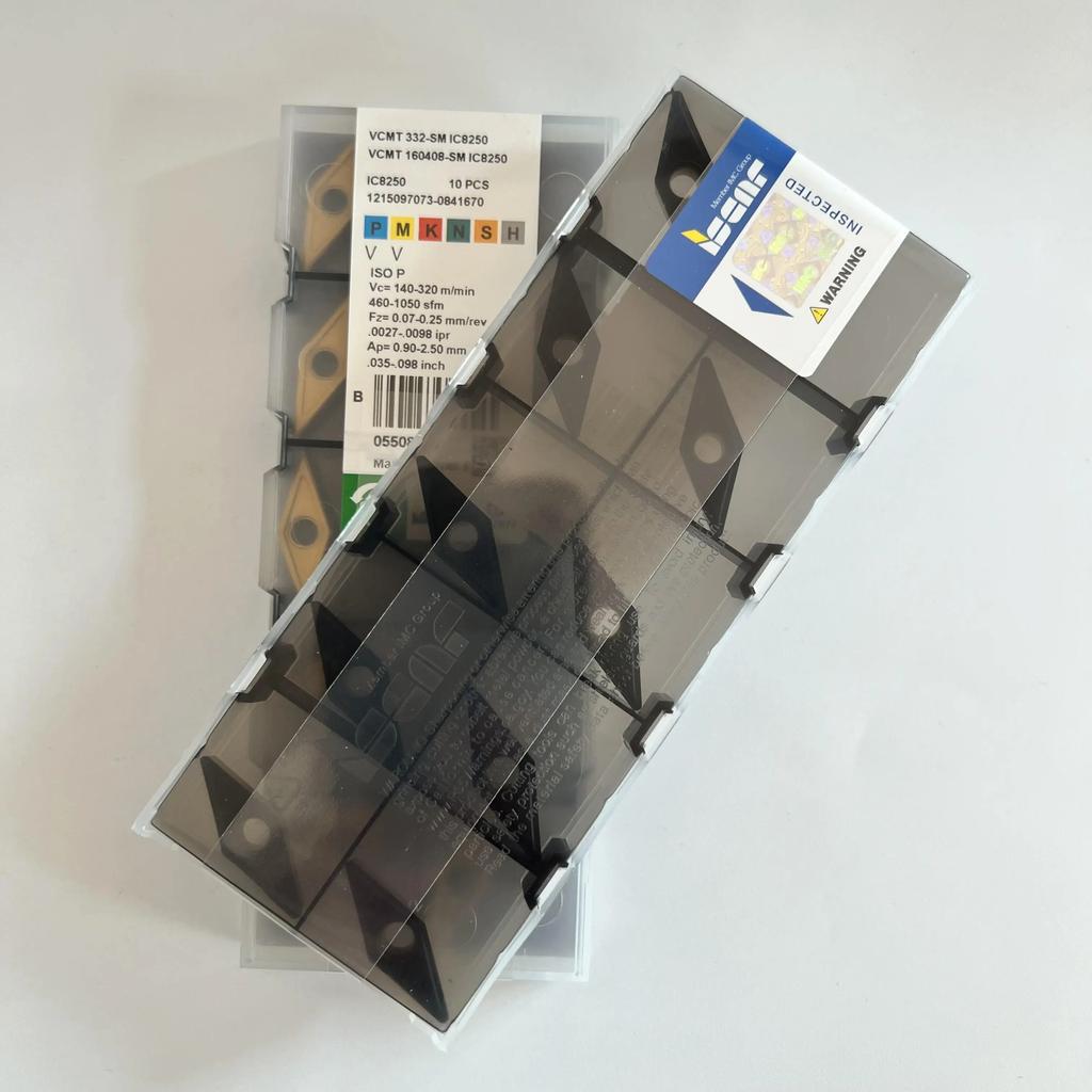 VCMT160408-SM IC8250   Industrial Indexable Carbide Inserts 10 Pcs
