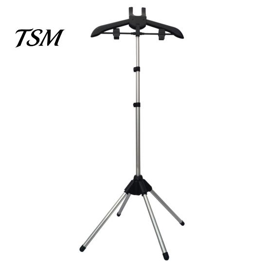 Ironing Steamer Support Frame Steaming Clothes Hanger Height Adjustable Foldable Standing Handheld Garment Pants Rack Clothing Steam Holder Stand