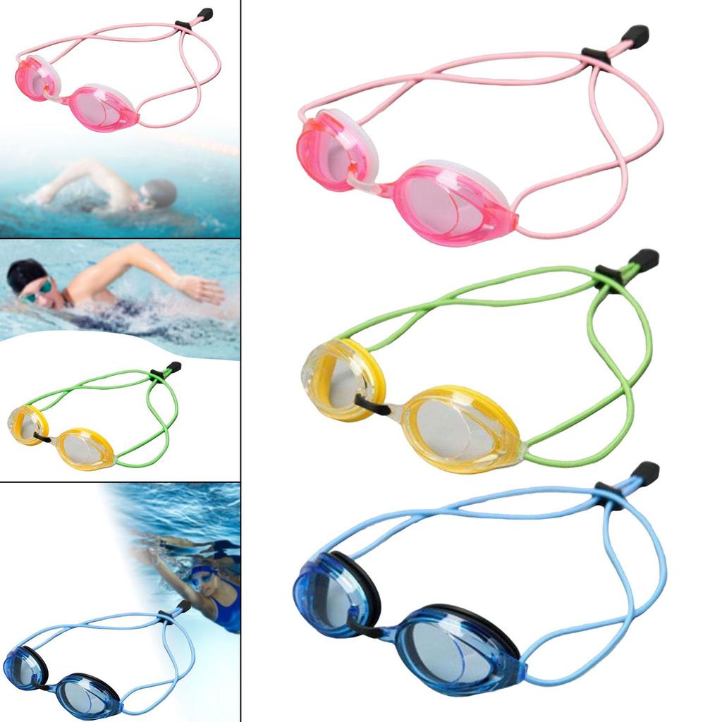 Adjustable Silicone Swimming Goggles, Retractable, Portable, Leakproof, Wide , Anti-Fog for Adults