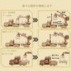[med358] 3D Wooden Puzzle, Craft Kit, Educational Toy, Craft Model, DIY Wooden Puzzle, Gift for Adults, Boys, Girls, Birthdays, Present (Truck Crane)