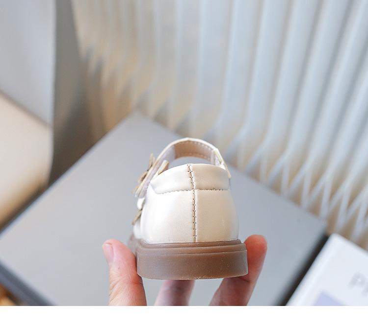 Frühling/Herbst 2026 Prinzessin Kleinkind Loafer für Mädchen - Leder Blumenschuhe