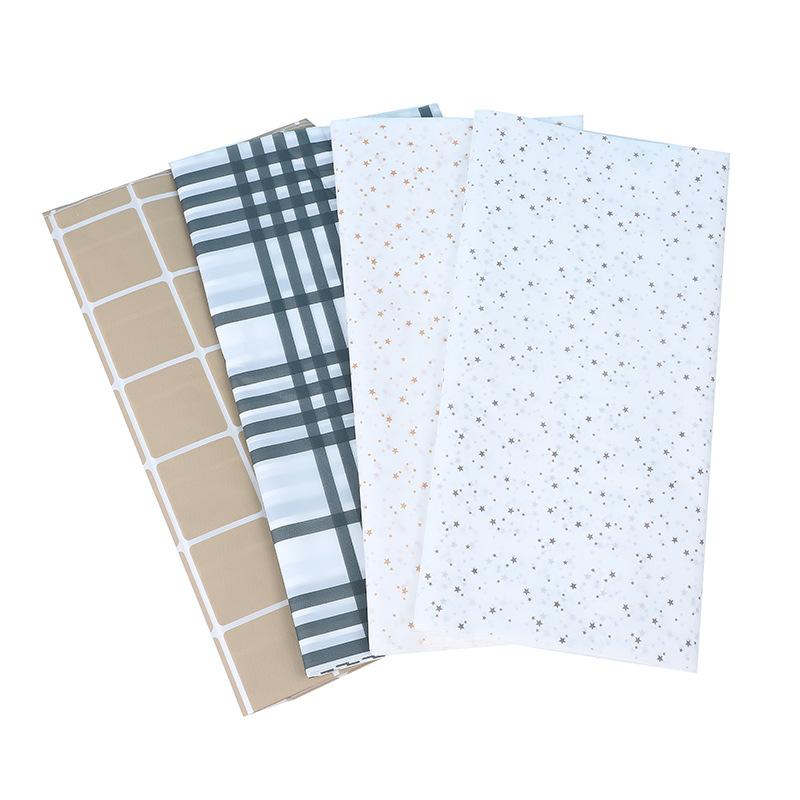 Household Oil Resistant Dining Table Cloth Fashion Disposable Tablecloth Small Fresh Grid Waterproof Tea Table Cloth