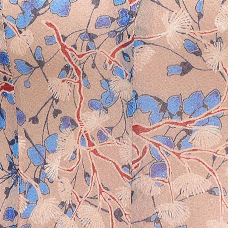 Large Size Dress Women Short Sleeved Loose Floral Dress Summer Mesh Breathable Dress A-line Print Mid Length Dress