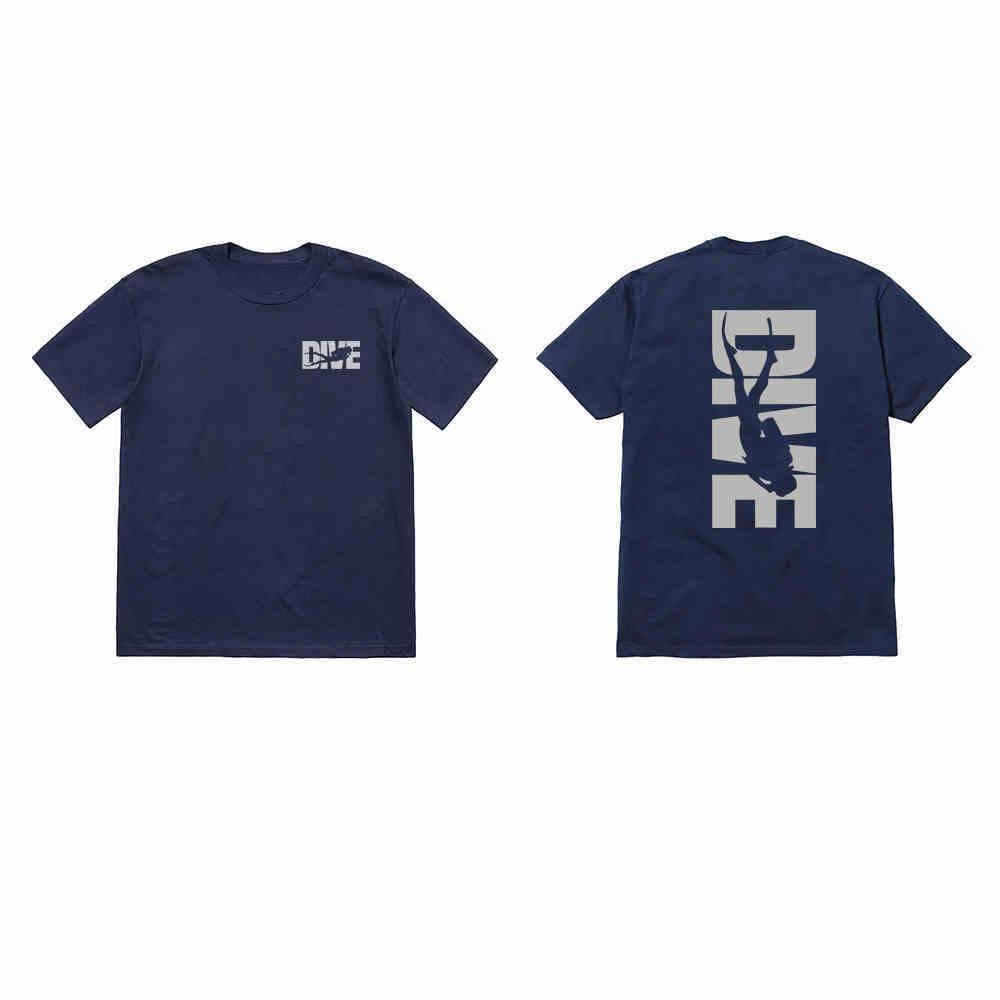 2026 Diving Culture Outdoor Casual Unisexs And Unisexs TShirt Diver Dive Letter Personalized RoundNeck Pure Cotton Top 2XL