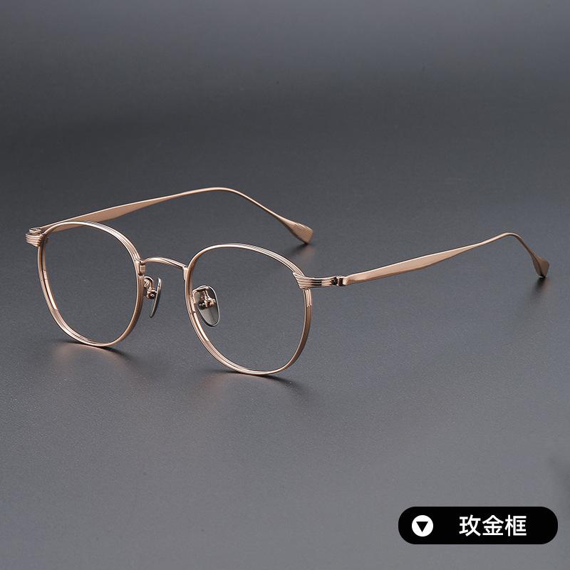 Ultralight Retro Pure Titanium Optical Frames for Men Women Luxury High-end Quality Eyeglasses Frame For Men Women