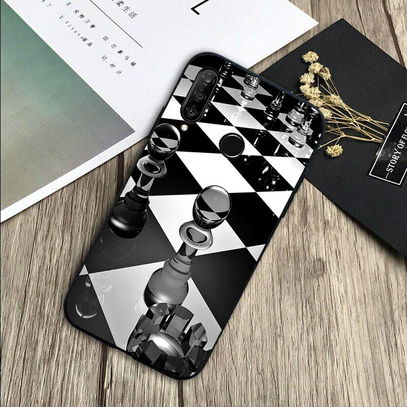 Chess Board For Huawei Nova 11 9 10 SE Y70 Y60 Y90 Y61 Y91 Y73 Y72 12i 11i 8i P30 P40 Lite P60 Pro Case