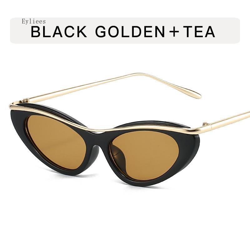 Summer Fashion Women's Cat Eye Sunglasses Ins Internet Celebrity Personality High-end Sunglasses Street Travel Sunglasses UV400