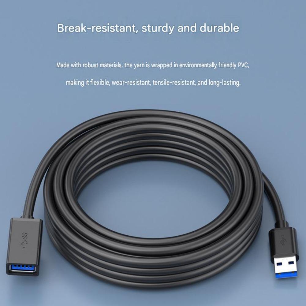 USB 3.0 Male To Female Extension Cable, High Speed 5Gbps USB Extender Cord for Flash Drive, Hard Drive, Keyboard, Mouse