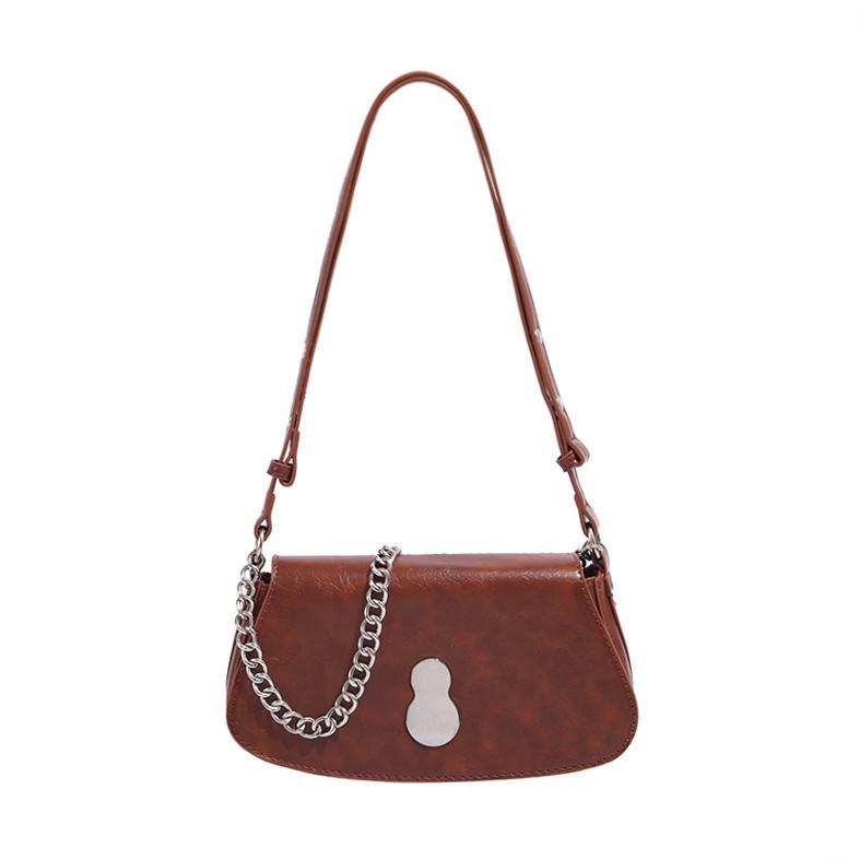Niche High-End French Baguette Bag French Style Large Capacity Commuter Retro Chain Underarm Bag 2025 New Single Shoulder Bag Trendy