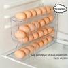 1Pc 3/4 Tier Egg Dispenser,Automatic Rolling,Easy To Clean Ideal for Kitchens and No Need To Worry about Storing Them