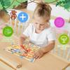 Magnetic Game Labyrinth, Montessori Toy Gift For, Numbers & Colours Educational Games Motor Skills Toy Sorting Game for Children Christmas