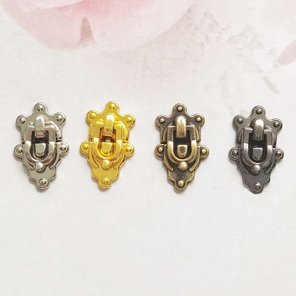 5pcs Mini DIY Manual 4 Colors Doll Suitcase Buckle High Quality Doll Bags Parts  Doll Accessories