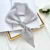 New Fashion 75Cm Small Silk Scarf Women'S Small Ear Scarf Tie Headband Decorative Neck Scarves Party Gift