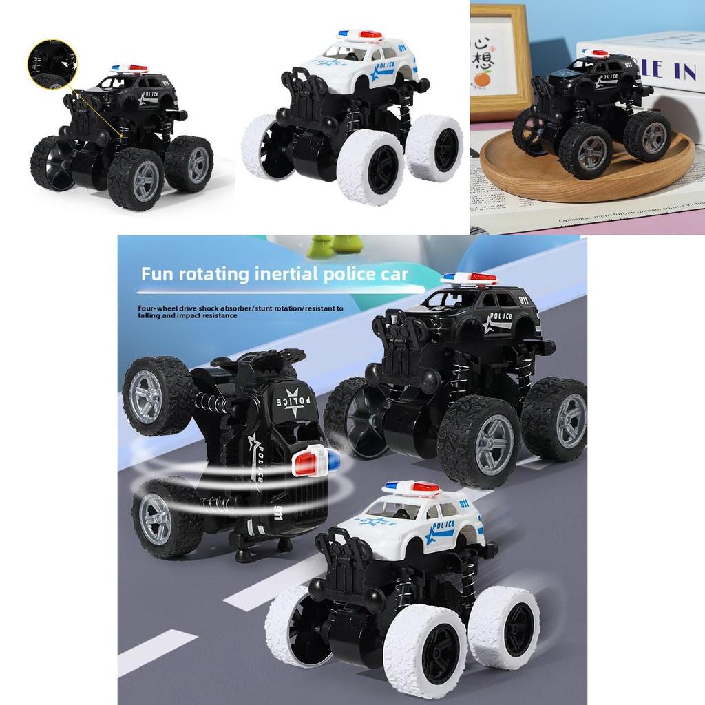 Off Road Police Car Toy With Inertia Drive For Kids Outdoor Play