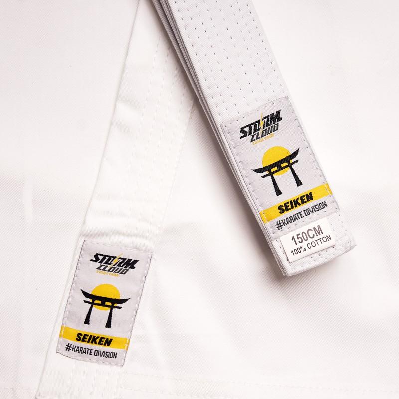StormCloud Seiken Kids Karate Kimono with White Belt Free 170
