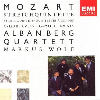 CD ALBAN BERG QT WOLFGANG AMADEUS MOZ  Mozart String Quintets Nos. 3  4 7490852 EMI Digital 1988 Japan Classical Used