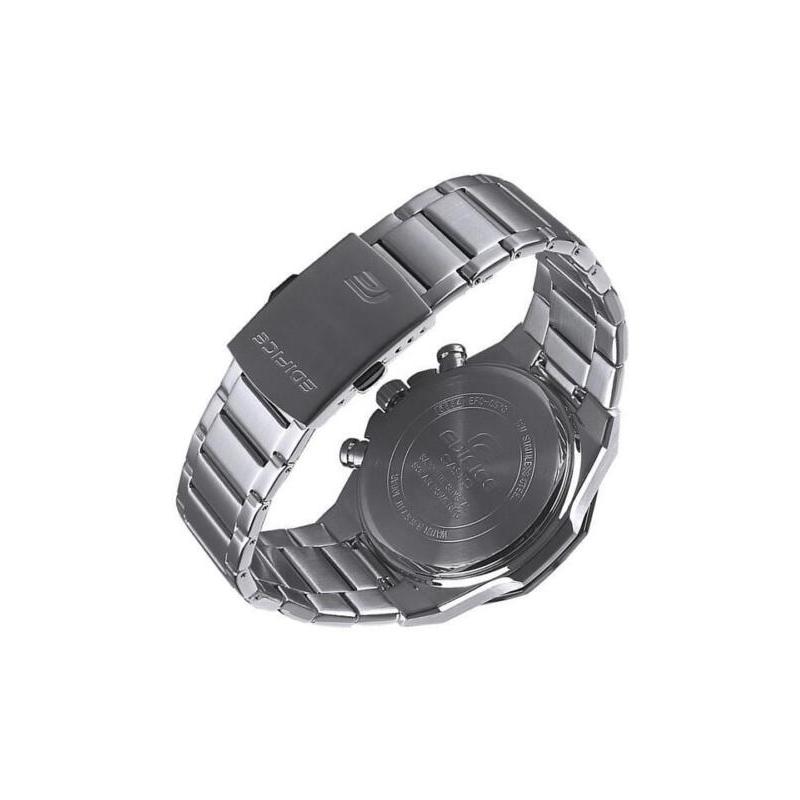 Casio EDIFICE Sports Street Slim Waterproof Solar Quartz Movement Stainless Steel Strap Japanese and Korean Watch Men's Watch Black Dial EFS-S570D-1A