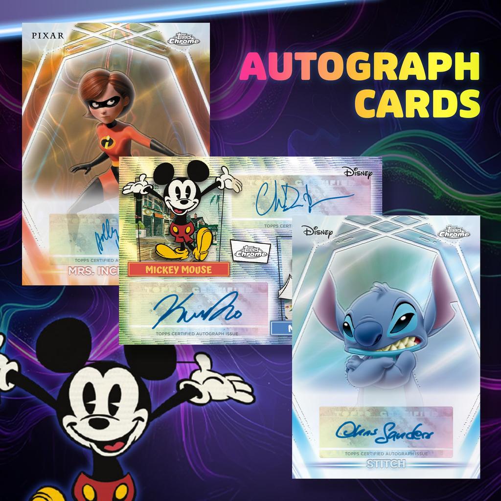 2026 Topps Disney Neon Factory Seal Mega - - Box.