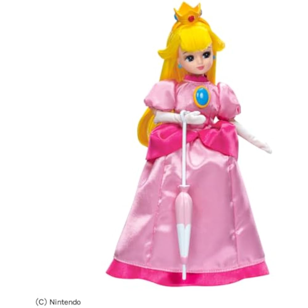 TAKARA TOMY (TAKARA TOMY) Licca-chan Doll Super Mario Licca-chan Peach Princess Style Dress Up Pl...