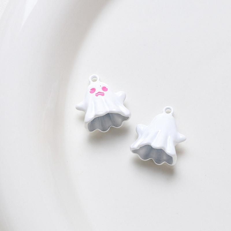 Ghost Mobile Phone Charms Straps Lanyard Halloween Kawaii Women Phones Keychain Accessories Fashion Cute Ins style jewelry