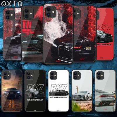 RS7 Aud Automarke Logo Hülle Für iPhone Samsung Galaxy Redmi Note S 17 16 15 14 13 20 24 25 54 Pro Max Ultra Fe Hartglas Abdeckung