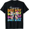 Happy Dot Day 2025 Coquette Bow Teachers Design Unisex T-Shirt