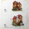 Non-Toxic 2868Pcs Medieval Tavern Building Blocks European Street View Architecture Moc Model Brick Desktop Display Ornaments Toy For Kids