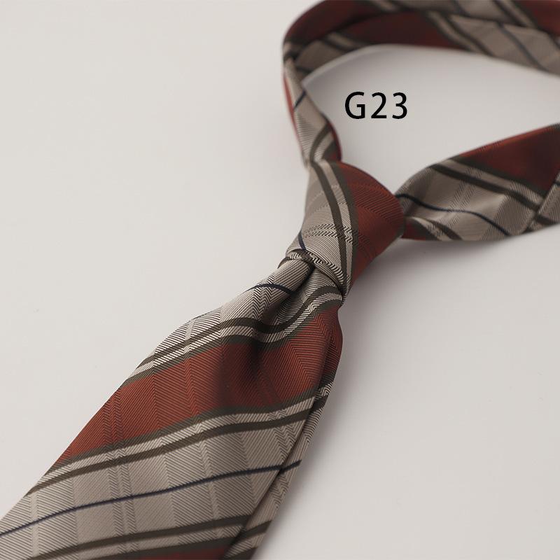 Gentleman British Style 8CM Mens Polka Dot Neck Tie Dark Green Brown Striped Silk Ties Luxury Soft Necktie Wedding Tuxedo Cravat