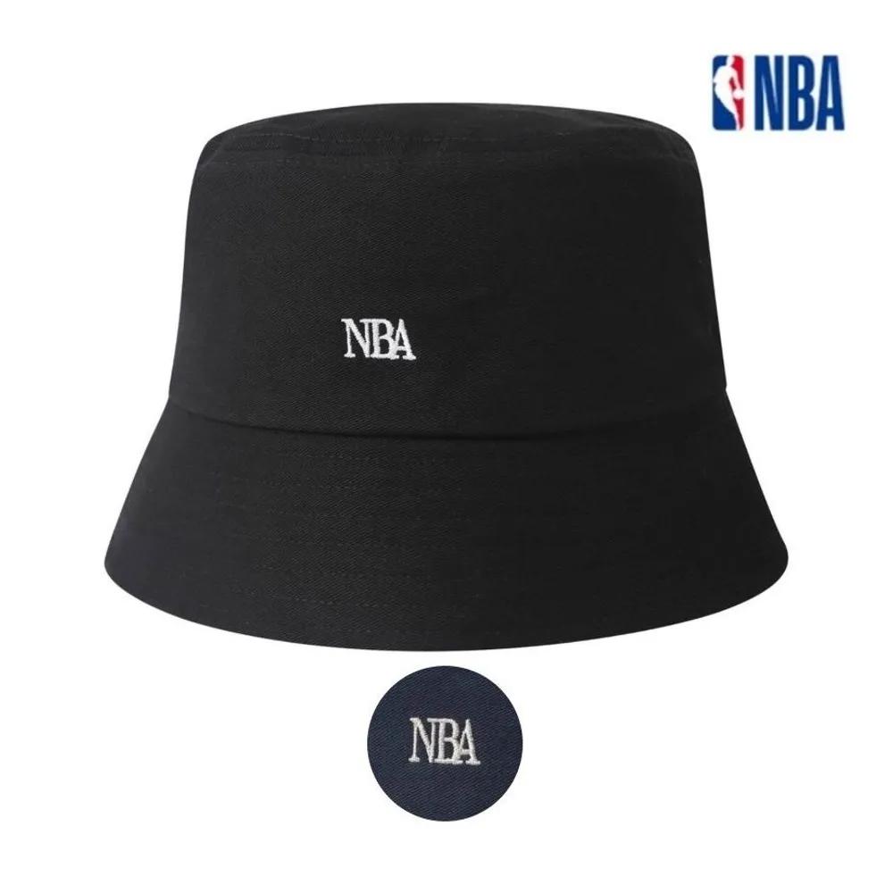 Unisex Small Lettering Embroidered Washed Bucket Hat (N255AP161P) Navy