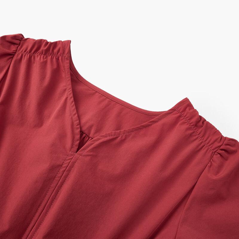 EICHITOO Women's Summer Red Short Sleeve Dress
