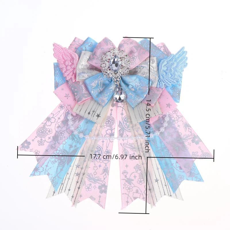 Exquisite Angel Wings Lolita Bow Accessory Portable Handheld Concert Light for Themed Party Outfits