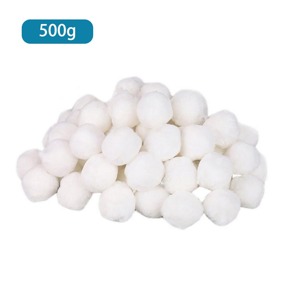 White Filter Ball Swimming Pool Cleaning Ball Water Fiber Cotton Balls Lightweight High Strength Swimming Pool Cleaning Tools