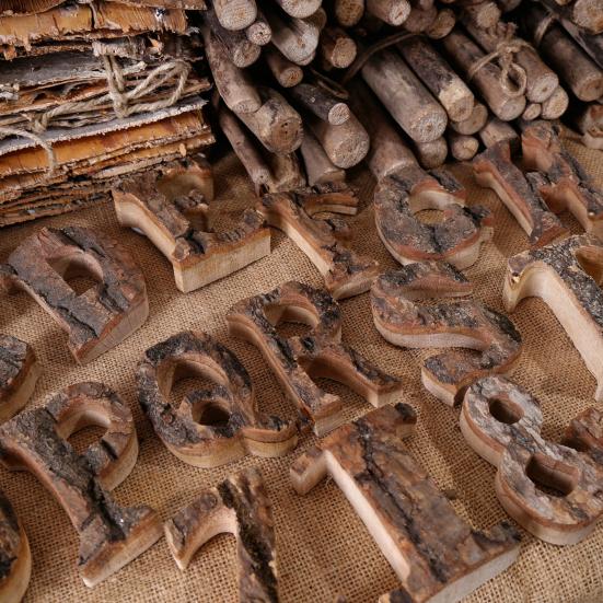 Buchstaben-Not-Rechtschreib-Spielzeug zum Aufhängen an der Tür, Holz-Alphabet-Plaketten