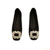 2025 New Large Size Flats Women Soft soled non slip Loafers Shoes Women Slip-on Square Head Breathable Fashion Shoes for Women