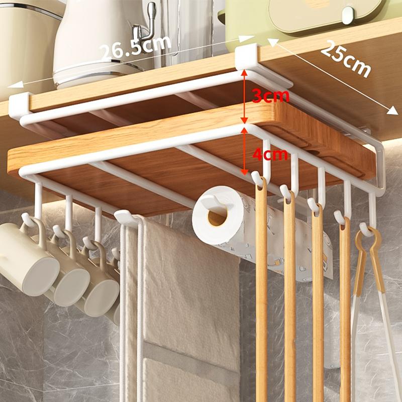 

Подвесной стеллаж для хранения вещей, кухонный многофункциональный органайзер для хранения, украшения для дома из нержавеющей стали