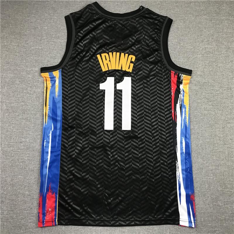 Kyrie Irving #11 Nets Embroidered Basketball Jersey