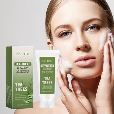 Tea Tree & Centella Asiatica Facial Cleanser, 100g - Alcohol-Free, Moisturizing, Unscented Face Wash