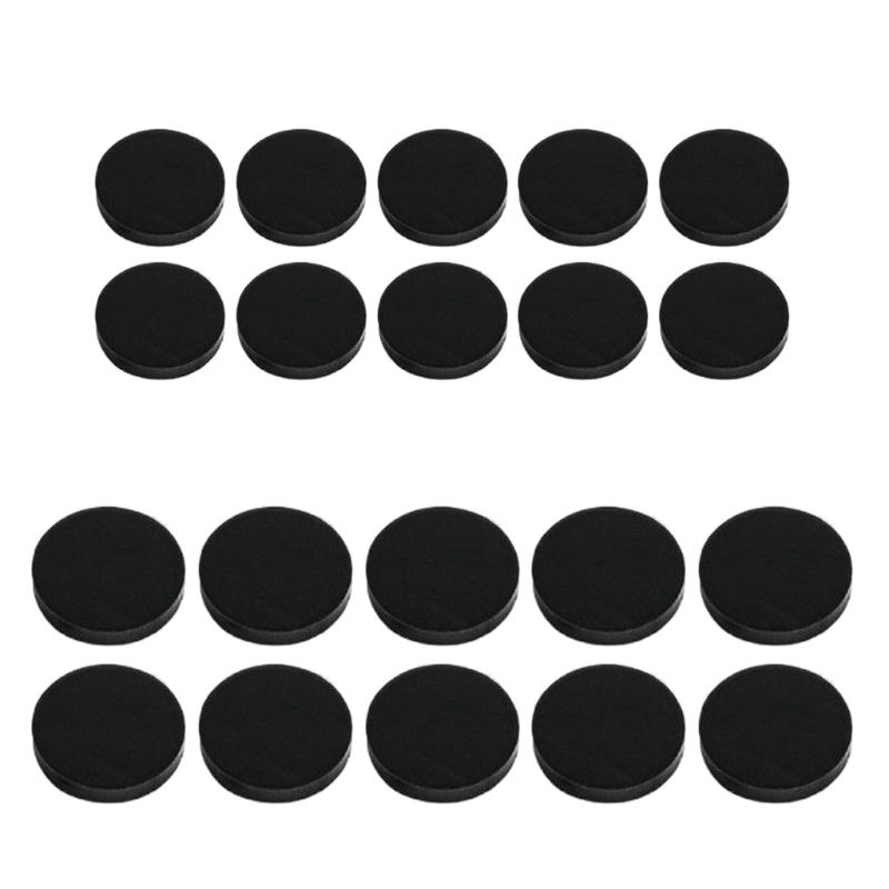 10pcs Round Feet Pad 2/3cm Anti Slip Adhesive Silicone Mat for Game Controller Keyboard Mouse Furniture Shock Absorption