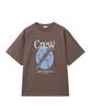 YALE Crew Graphic T-Shirt_Brown