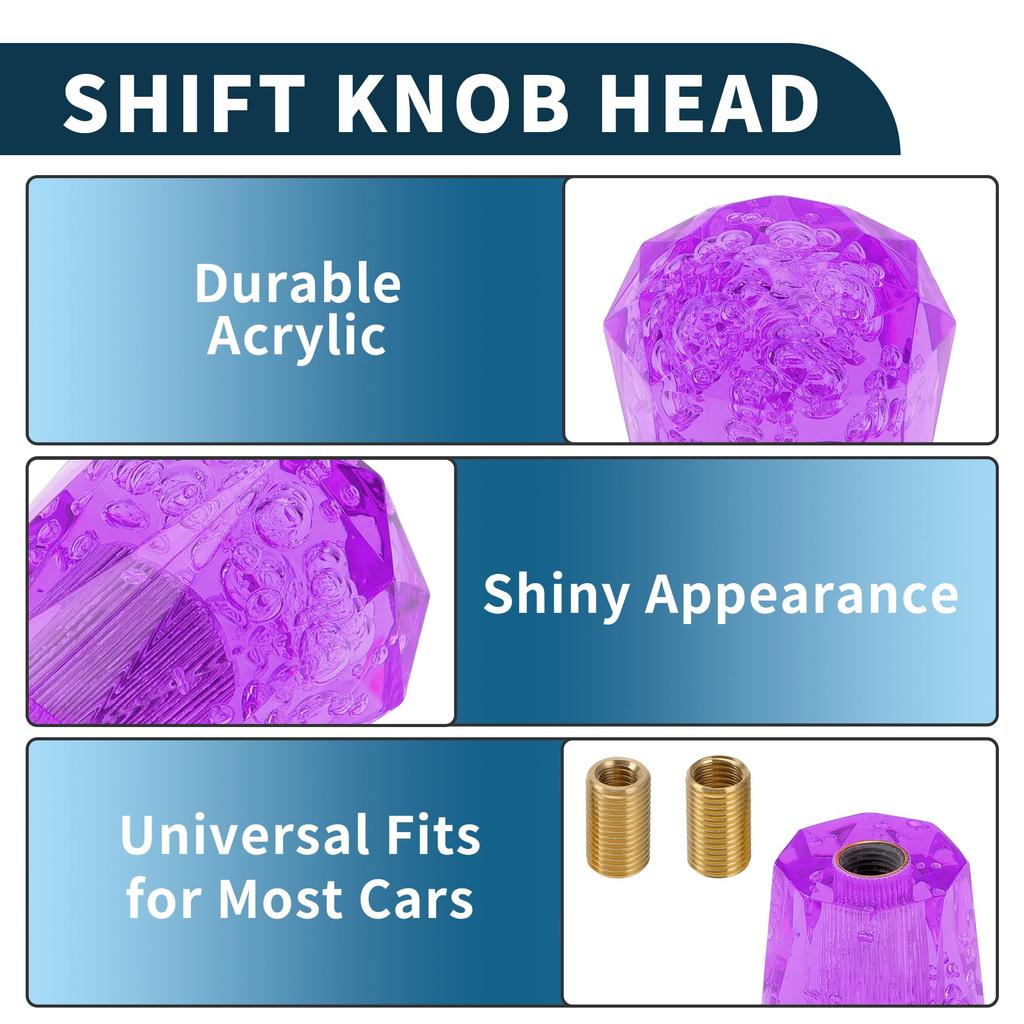 TUCKBOLD Autoschaltknäufe 6cm | Universeller Auto- und Manueller Auto-Frontschaltknauf