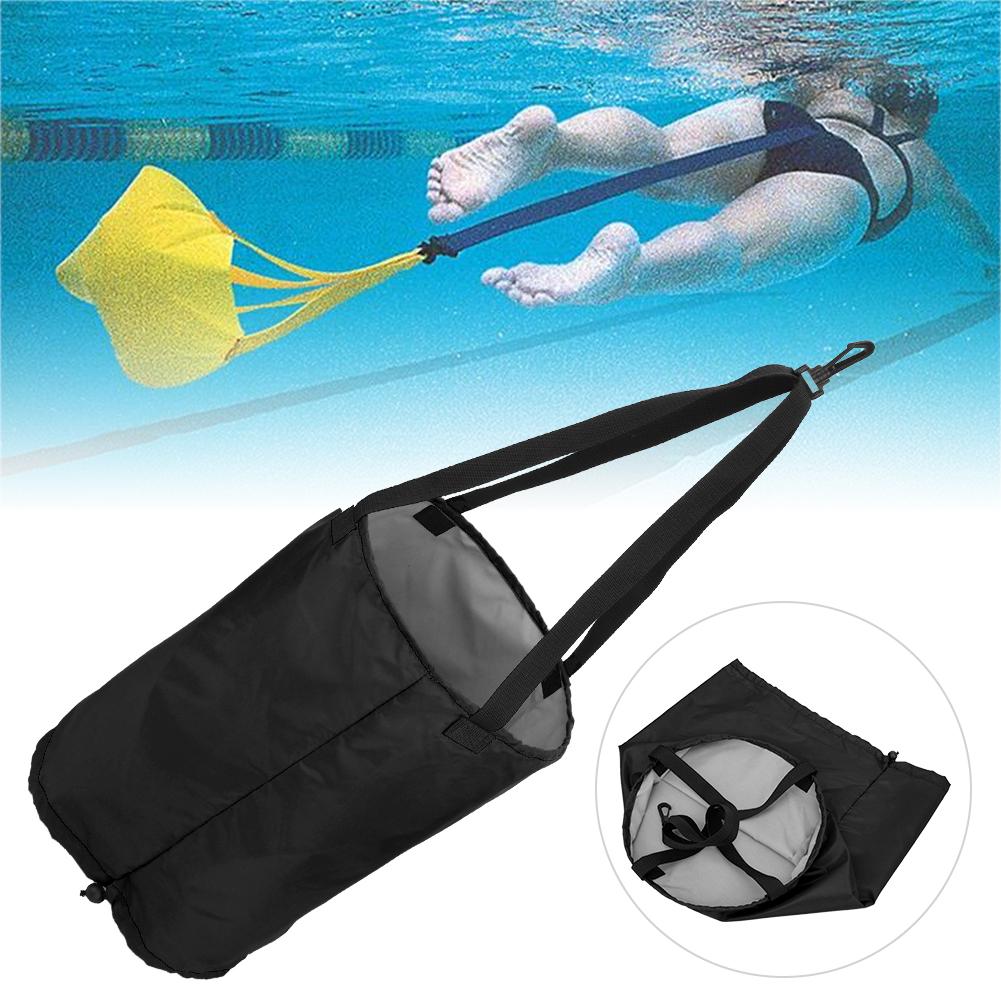 Oxford Cloth Adjustable Swimming Resistance Training Water Bag Strength Exerciser Drag Parachute for Adults
