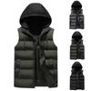 Casual Men'S Vest Men'S Loose Warm Down Cotton Vest Coat