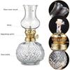Glass Kerosene Lamp Vintage Oil Lantern with 3.5Mm Wick Perfect for Indoor and Outdoor Use 7 Inches Tall