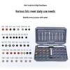 42-in-1 Multifunctional Ratchet Screwdriver Set with S2 Steel High Hardness and Magnetic Tips