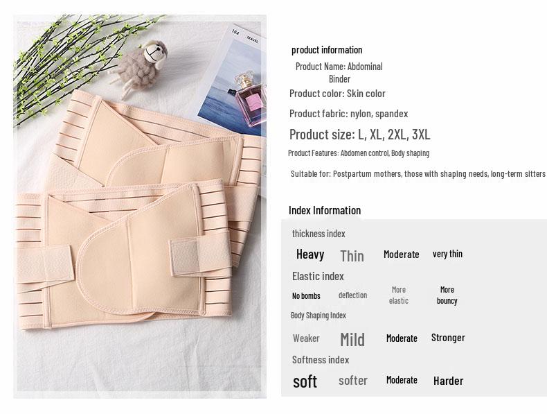 Gestreifter Postpartaler Bauchstützgürtel Taillentrainer und Body Shaper Gürtel