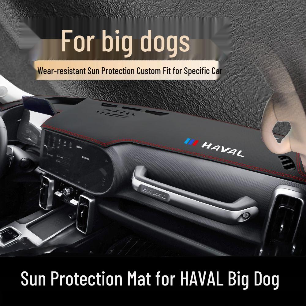 Haval Big Dog Dashboard Sun-Blocking Leather Mat: Interior Console Decoration